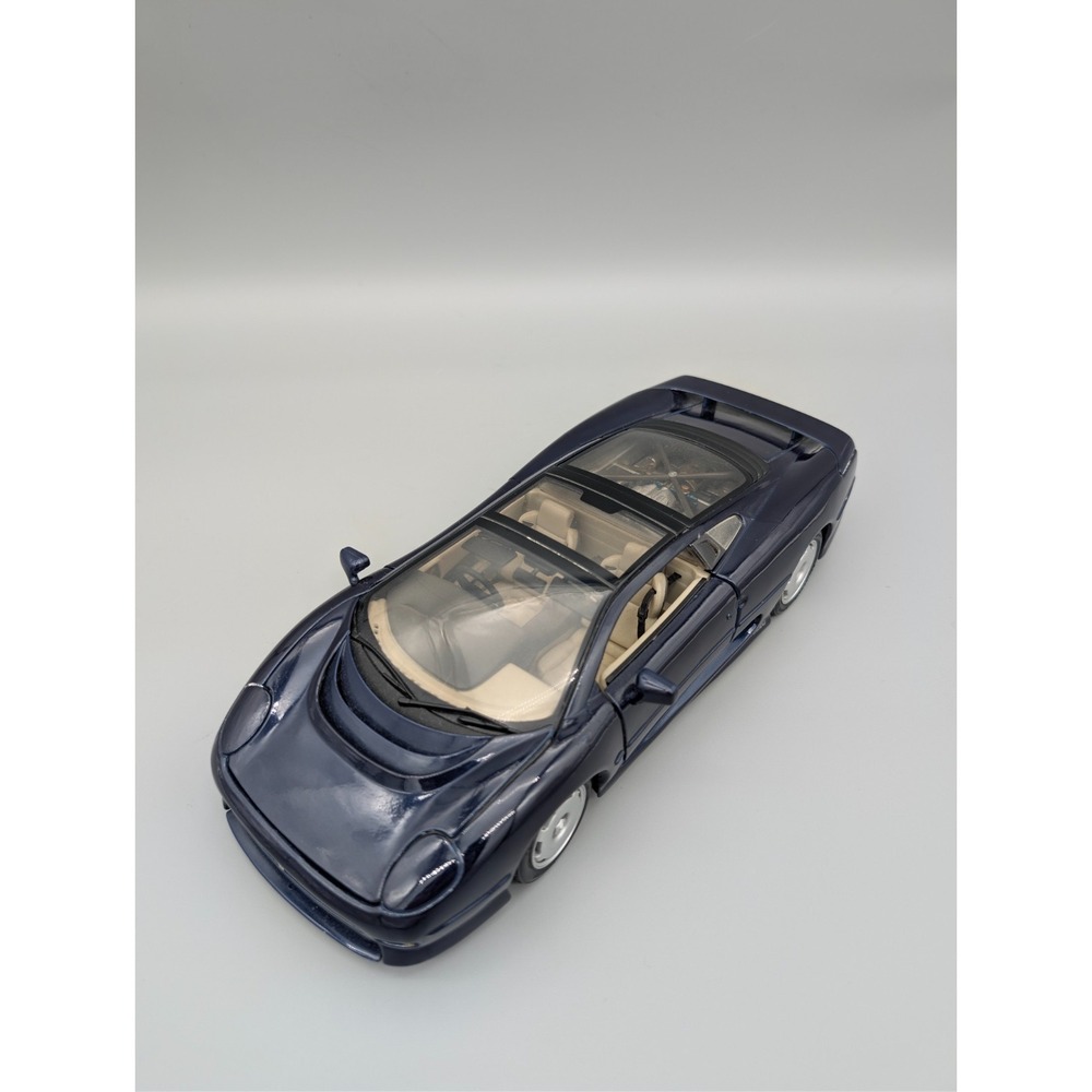 Maisto 1:18 Scale Jaguar XJ220 1992‎ Blue Diecast Model Car Original